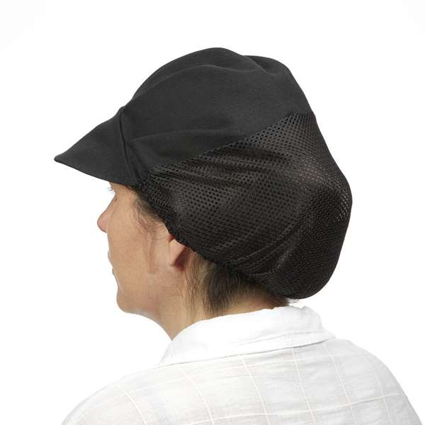 Image de COUVRE-CHEF AVEC FILET COTON NOIR