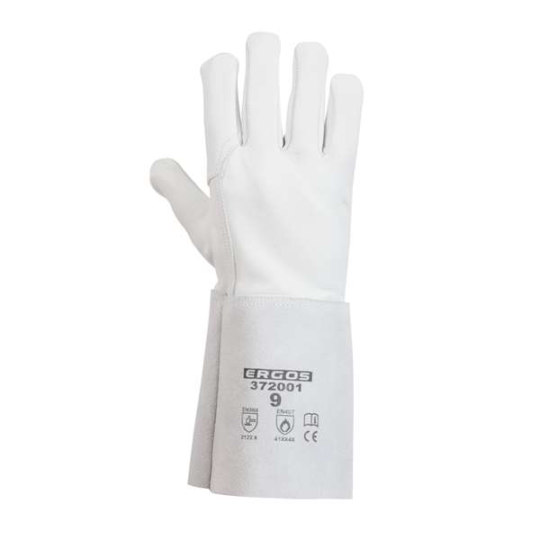 Image de GANT FLEUR BOVIN MANCHETTE 150MM T.10