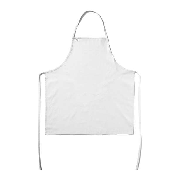 Image de TABLIER DE CUISINE AVEC BAVETTE BLANC (FTS75X90CM)