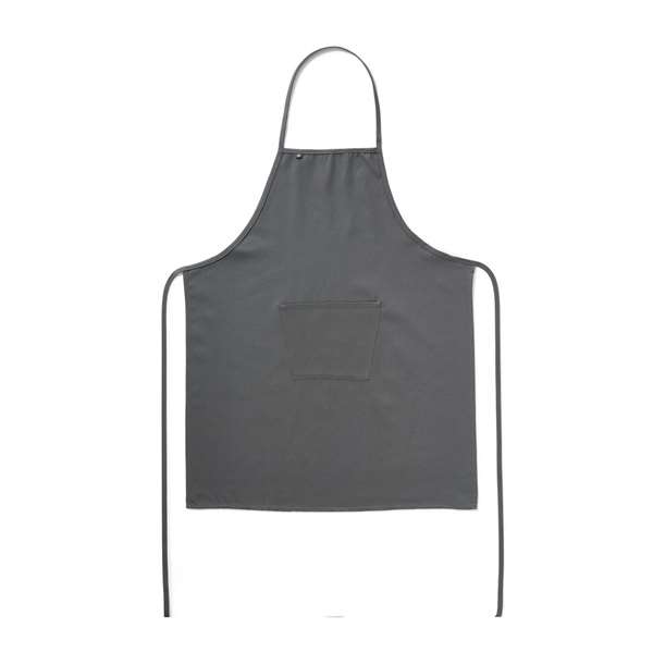 Image de TABLIER DE SERVICE AVEC BAVETTE&POCHE GRIS (FTS75X90CM)