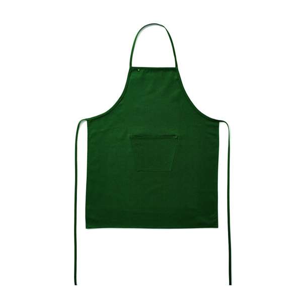 Image de TABLIER DE SERVICE AVEC BAVETTE&POCHE VERT (FTS75X90CM)