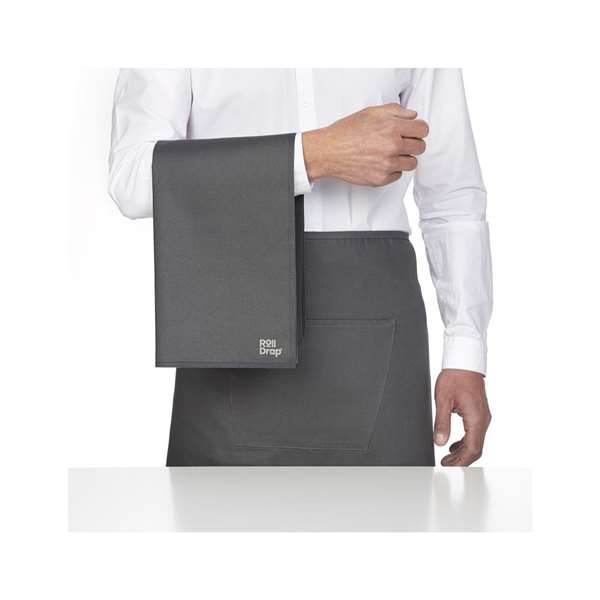 Image de TORCHON DE SERVICE COTON GRIS ANTHRACITE (FTS40X64CM) X10