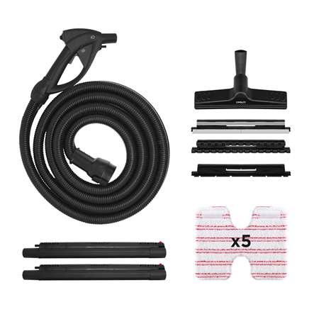 KIT VAPEUR&ASPIRATION FLEXIBLE 5M+BROSSE VAPORETTO 40/60.20