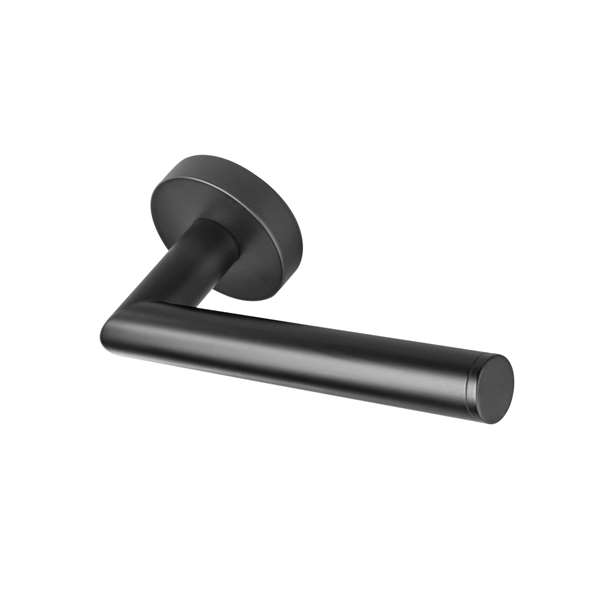 Image de PORTE ROULEAU RESERVE PAPIER HYGIENIQUE NOIR MAT