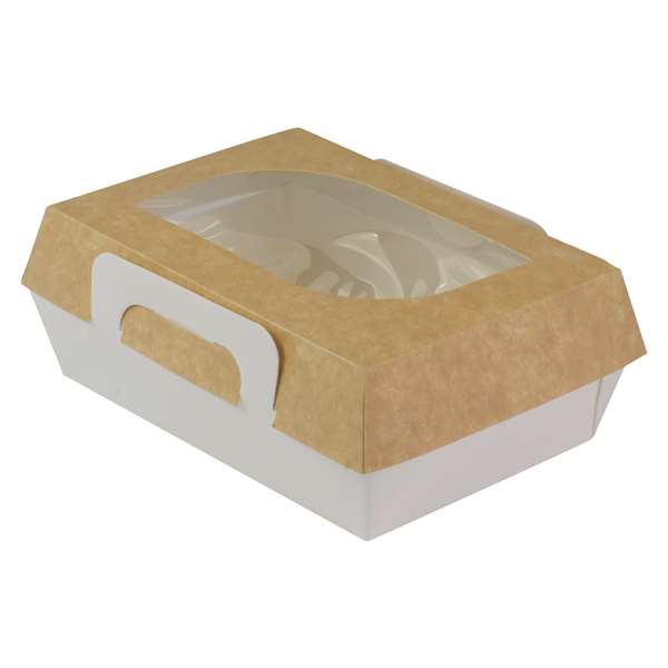 Image de BARQUETTE CUISSON CARTON + COUV (FTS175X130X60MM) 500ML X250