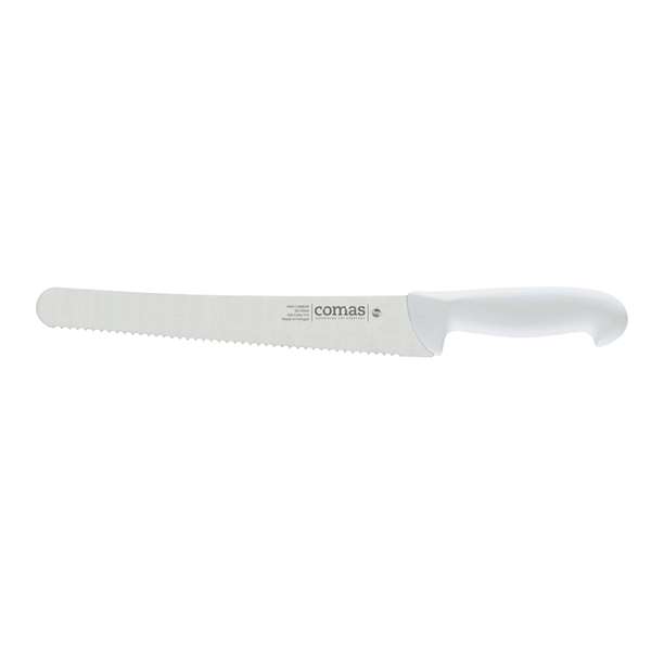 Image de COUTEAU A PAIN ET PATISSERIE BLANC LONG.250MM