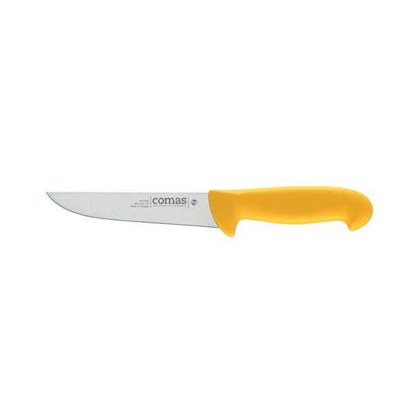 Image de COUTEAU DE BOUCHER JAUNE LONG.160MM