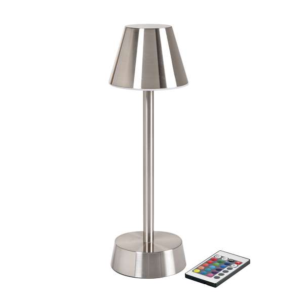 Image de LAMPE LED SANS FIL 109X330MM ZELDA ARGENT X6