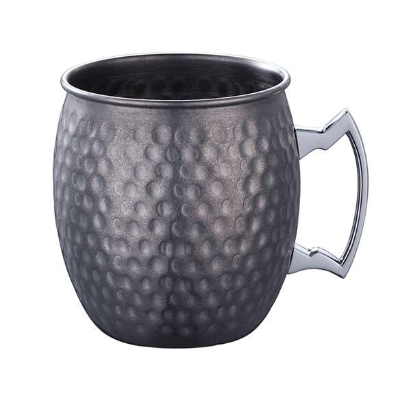 Image de GOBELETS MARTELE GRIS MAT MOSCOW 50 CL X2