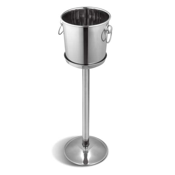 Image de PIED PORTE-SEAU CHAMPAGNE 2 BOUTEILLES H.630MM