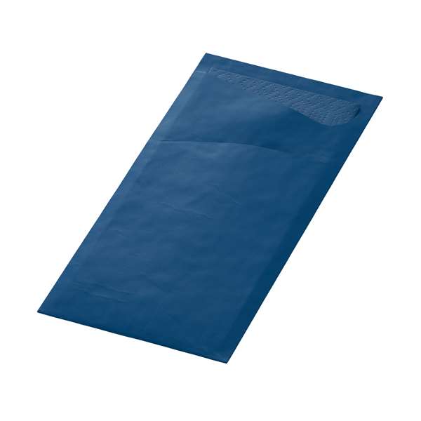 Image de SACCHETTO BLEU FONCE SERV OUATE BLEU FONCE 2P 33X33CM X500