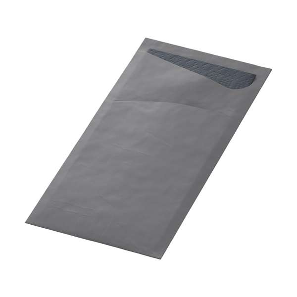 Image de SACCHETTO GRANITE SERVIETTE OUATE NOIRE 2P 33X33CM X500