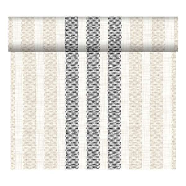 Image de TÊTE-À-TÊTE DUNICEL RIGATO NOIR 0,40X24M X4