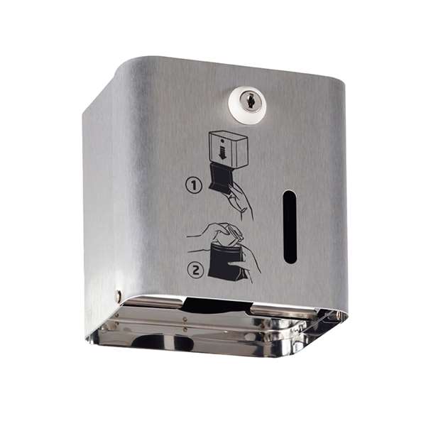 Image de DISTRIBUTEUR SACHETS PERIODIQUES - AXOS - INOX BROSSE