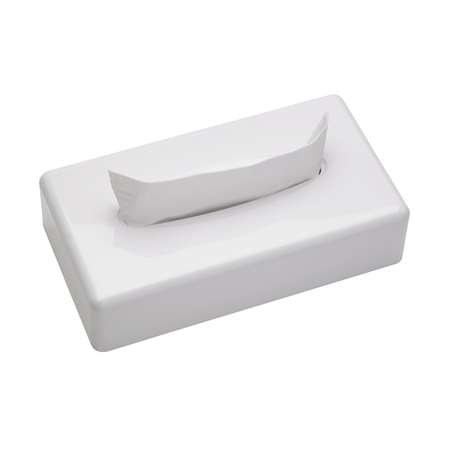 DISTRIBUTEUR SANIBOX BLANC POUR BTE MOUCHOIRS RECTANGULAIRE