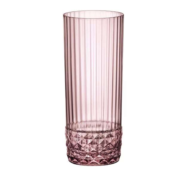 Image de VERRE FORME HAUTE AMERICAN'S20S ROSE LILAS 40CL