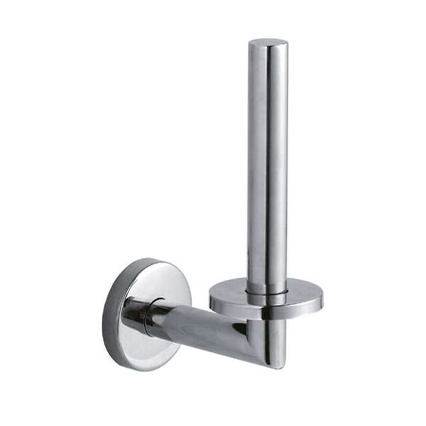 Image de PORTE ROULEAU RESERVE PAPIER HYGIENIQUE INOX CHROME