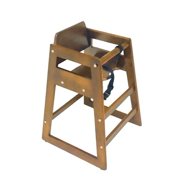 Image de CHAISE HAUTE ENFANTS BOIS MARRON ROUGEATRE (FTS51X51X74CM)