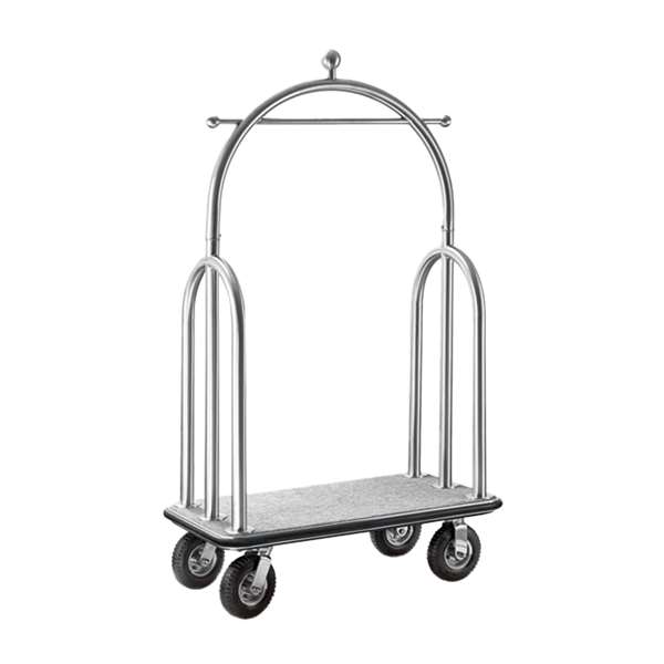 Image de PORTE-VALISES AVEC COUPOLE INOX ARGENTE (FTS112X61X187CM)