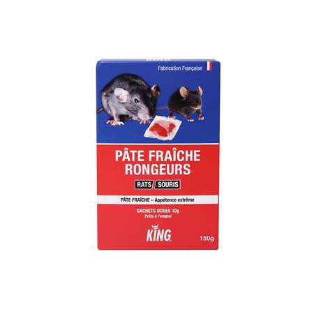 PATE FRAICHE RONGEURS KING 150GRS