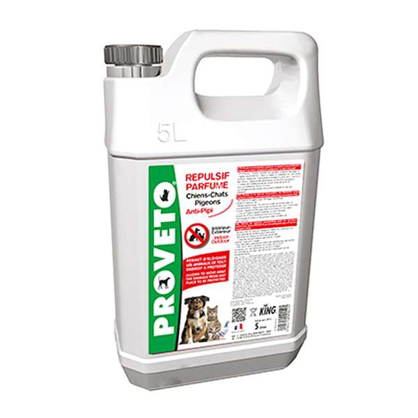 Image de REPULSIF PIGEONS CHIENS ET CHATS PROVETO 5L