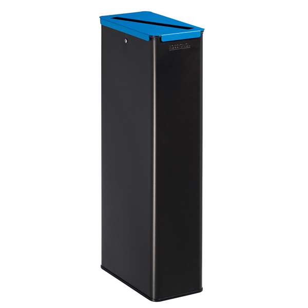 Image de POUBELLE TRI SELECTIF 20L CALITRI GRIS MANGANESE/BLEU CIEL