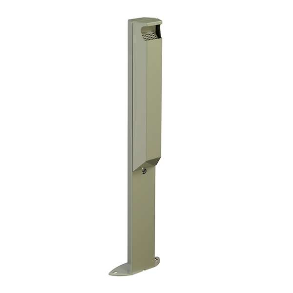 Image de CENDRIER 3L /PIED ARKEA AVEC SERRURE - GRIS CIMENT 7033