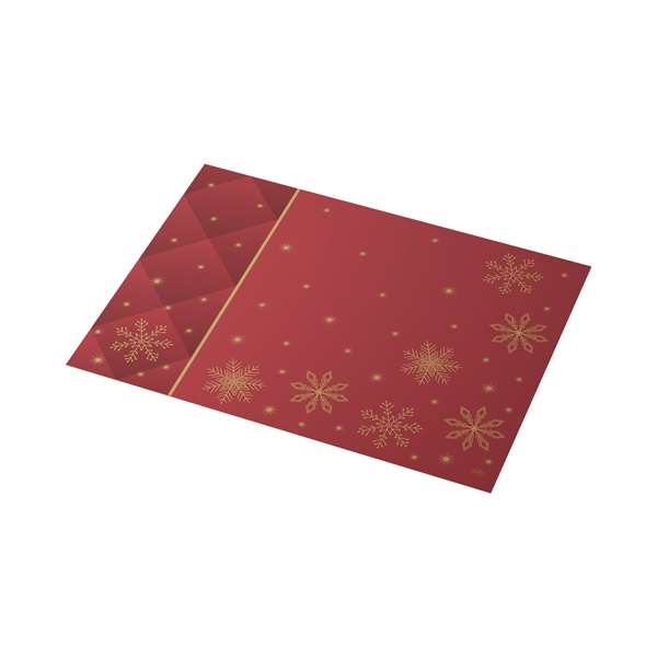 Image de SET BIO DUNICEL RHOMBUS BORDEAUX 30X40CM X500