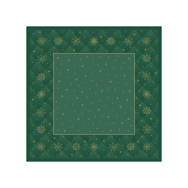 Image de SURNAPPE BIO-DUNICEL RHOMBUS VERT 84X84CM X100