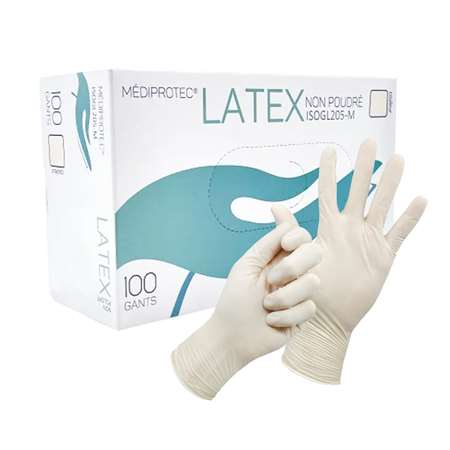 GANT LATEX MEDICAL NON POUDRE X100 TS