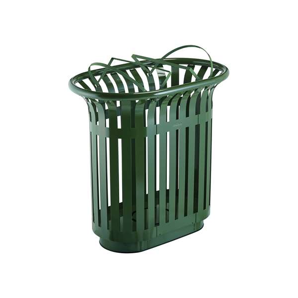 Image de CORBEILLE A POSER TULIPE VERT MOUSSE 2X60L