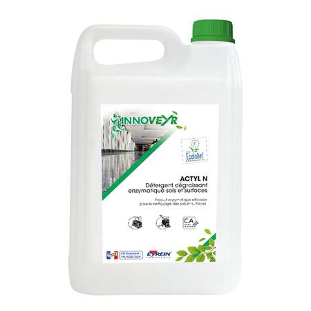 Image de ACTYL N DETERGENT DEGRAISSANT ENZYMATIQUE SOLS&SURFACES 5L