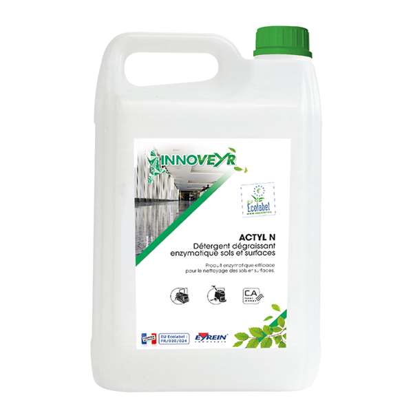 Image de ACTYL N DETERGENT DEGRAISSANT ENZYMATIQUE SOLS&SURFACES 5L