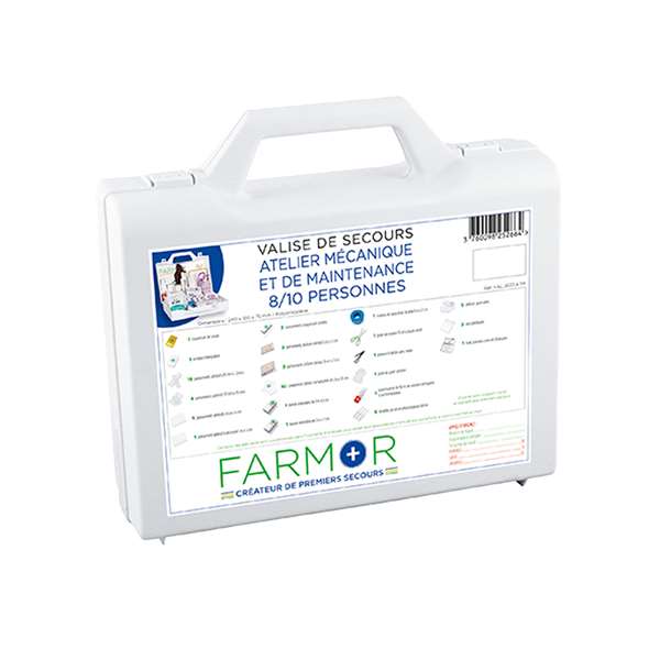 Image de TROUSSE DE SECOURS ATELIER MECA & MAINTENANCE 8/10 PERSONNES