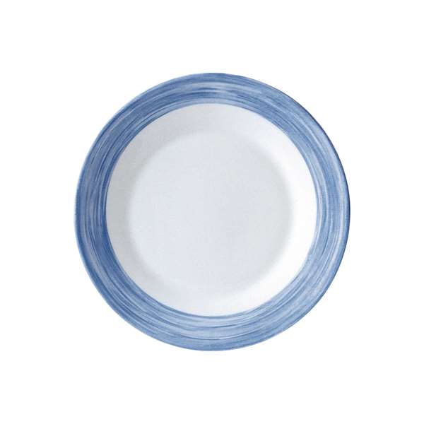Image de ASSIETTE PLATE BRUSH BLUE JEAN'S DIAM.155MM
