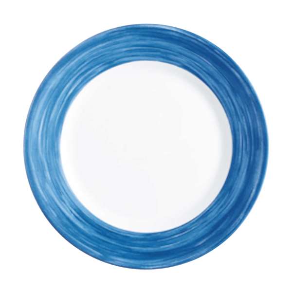 Image de ASSIETTE PLATE BRUSH BLUE JEAN'S DIAM.235MM