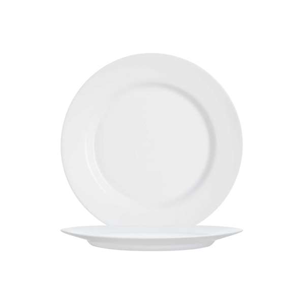 Image de ASSIETTE PLATE NOVA AQUITANIA BLANCHE DIAM.225MM