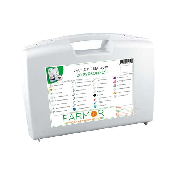 Image de VALISE DE SECOURS ‘MULTIRISQUES' 20 PERSONNES