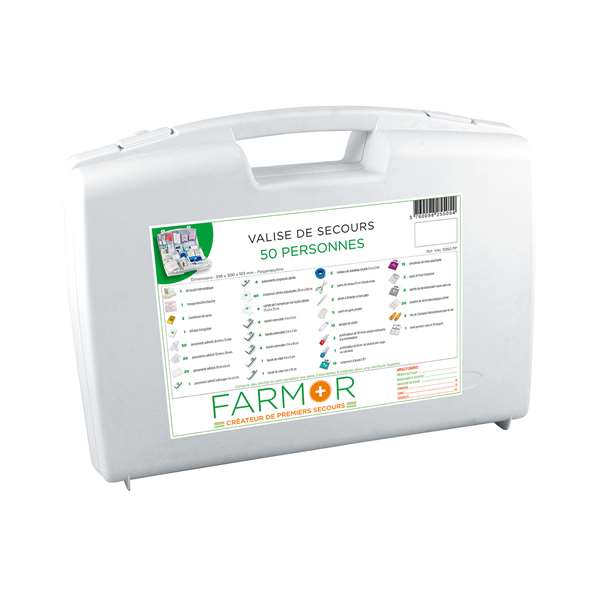 Image de VALISE DE SECOURS ‘MULTIRISQUES' 50 PERSONNES