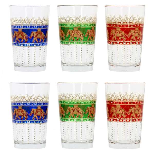 Image de BOITE DE 6 VERRE A THE CEYLAN 10CL