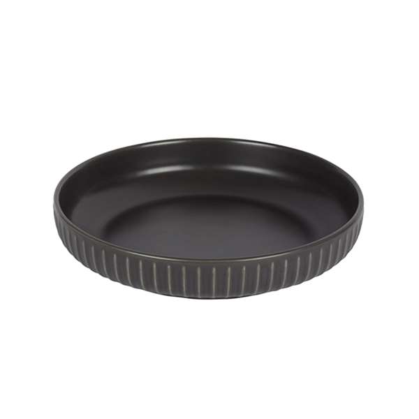 Image de ASSIETTE CREUSE MAAT ANTHRACITE DIAM.205MM