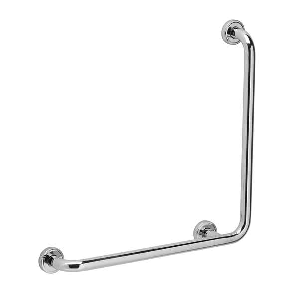 Image de BARRE DE RELEVEMENT ANGLE 90°/DROITE BISKA - 45x65CM - INOX