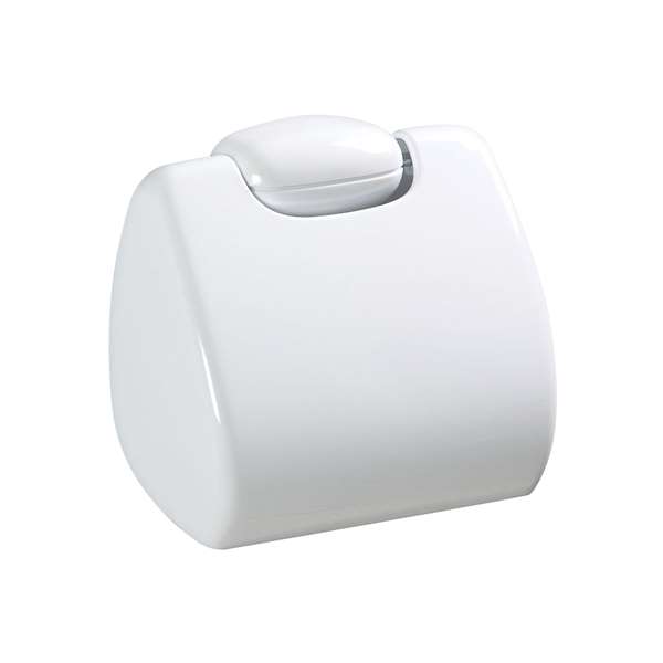 Image de PORTE-ROULEAU PAPIER HYGIENIQUE PLASTIQUE BLANC SANIPLA