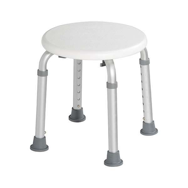 Image de TABOURET A HAUTEUR VARIABLE BISKA  - BLANC