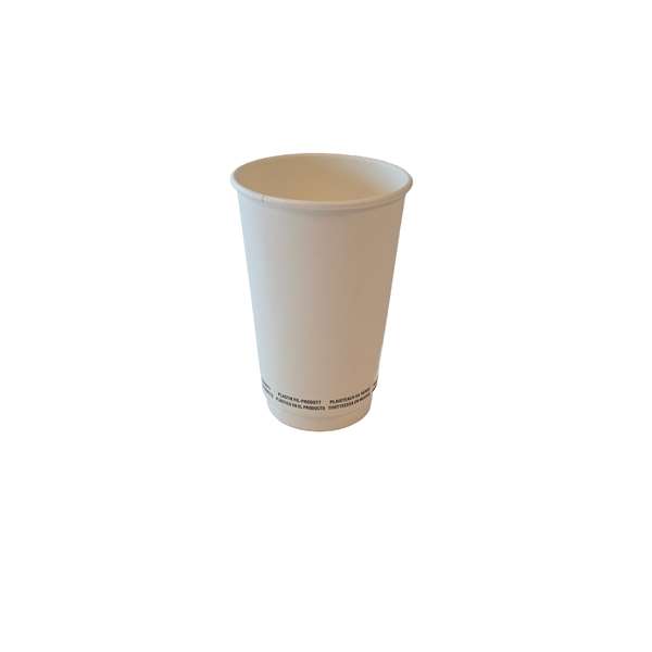 Image de GOBELET DOUBLE PAROI CARTON BLANC 30-35CL X20