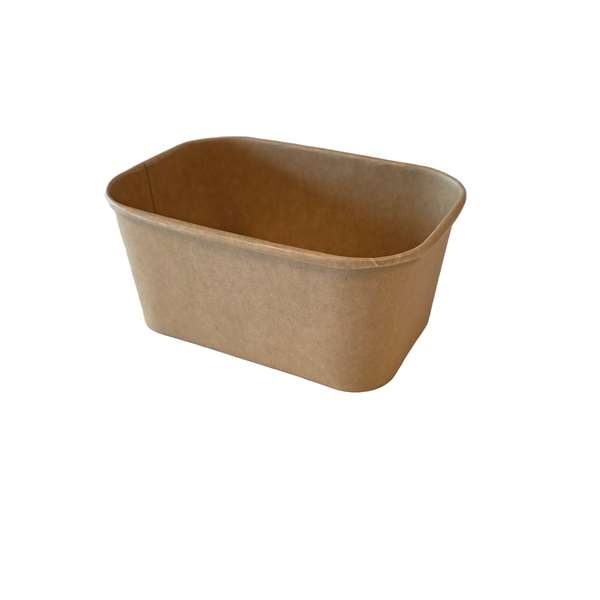Image de SALADIER CARTON BRUN RECTANGULAIRE(FTS173X121X75MM)1000MLX50