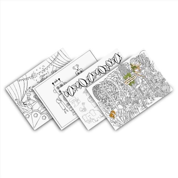 Image de SET DE TABLE PAPIER COLORIAGE (FTS31X43CM) X1000