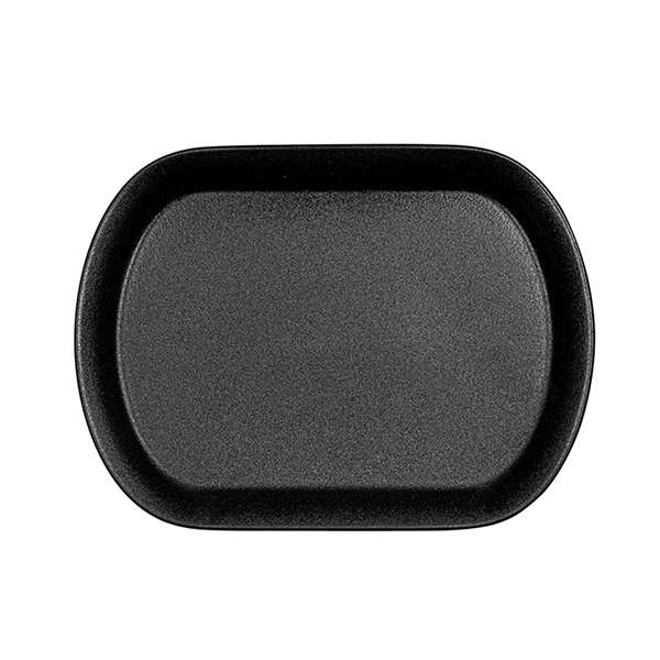 Image de ASSIETTE A STEAK NOIR MAT (FTS270X200MM)