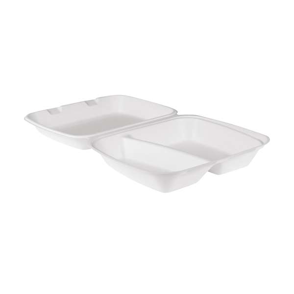 Image de LUNCHBOX COMPOSTABLE 4/2 COMPARTIMENTS (FTS242X206X65MM)X200