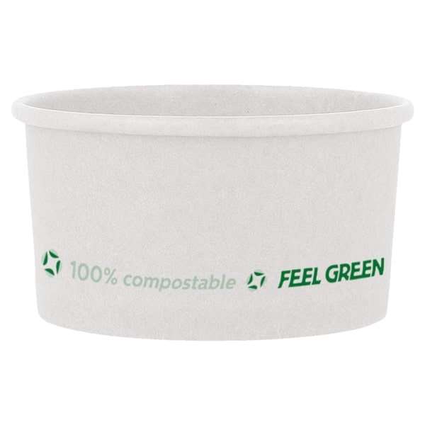 Image de POT A GLACE CARTON BLANC (DIAM.77MM H.47MM) 120ML X2000